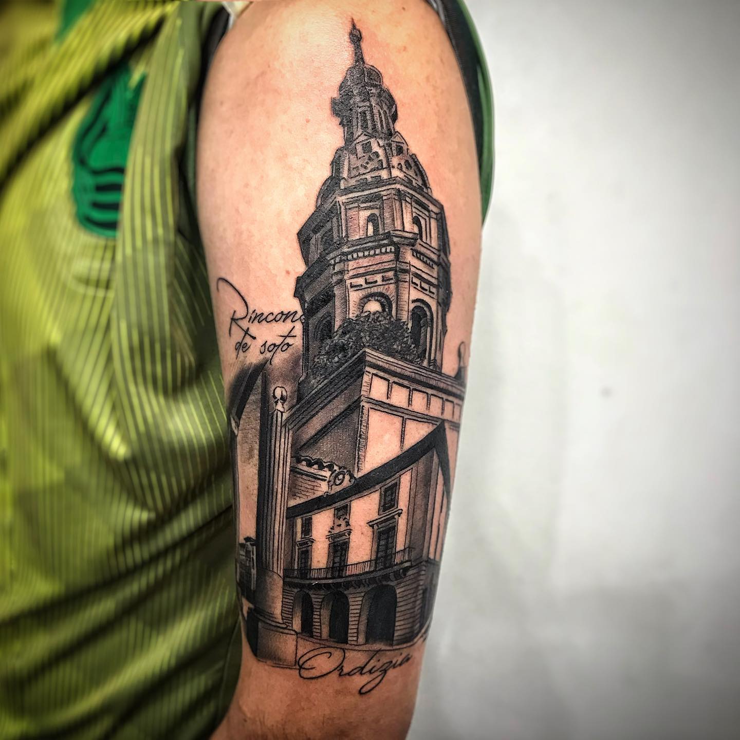Representación de Rincón de Soto y Ordizia realizada por Aitor Murga en Ink for All